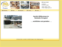 Tablet Screenshot of md-gastro.de